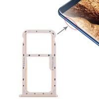 SIM-kaart lade + SIM-kaart lade/micro SD-kaart voor Huawei Maimang 6 (goud)