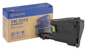 KYOCERA TK-1115 tonercartridge 1 stuk(s) Origineel Zwart