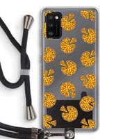 You Had Me At Pizza: Samsung Galaxy A41 Transparant Hoesje met koord