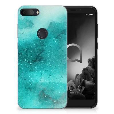 Smartphone hoesje Alcatel 1S (2019) Painting Blue Smartphone hoesje Alcatel 1S (2019) Painting Blue