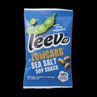 Leev Bio lowcarb snack soyabonen met zeezout 45 Gram