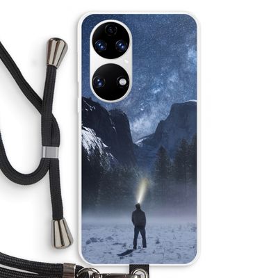 Wanderlust: Huawei P50 Transparant Hoesje met koord