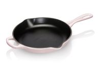 Le Creuset Skillet Signature - Shell Pink - ø 23 cm - geëmailleerde anti-aanbaklaag - thumbnail