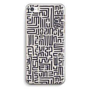 Moroccan Print: iPhone 5 / 5S / SE Transparant Hoesje