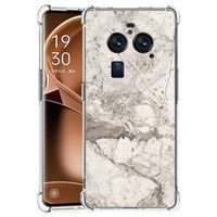 OPPO Find X6 Pro Anti-Shock Hoesje Marmer Beige