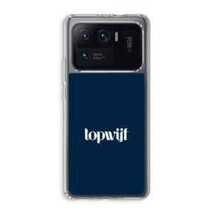 Topwijf Navy: Xiaomi Mi 11 Ultra Transparant Hoesje