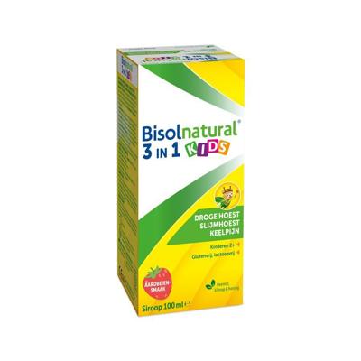 Bisolnatural Kids Siroop Aardbeiensmaak 100ml