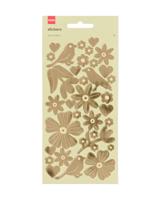 HEMA Stickervellen 19x10 bloemen - 3 stuks