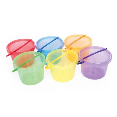 Tickit Doorschijnende Emmers 6 stuks