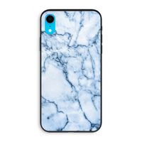 Blauw marmer: iPhone XR Biologisch afbreekbaar hoesje