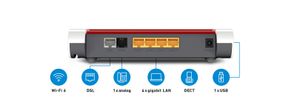 FRITZ!Box 7530 AX draadloze router Gigabit Ethernet Dual-band (2.4 GHz / 5 GHz) 3G Wit