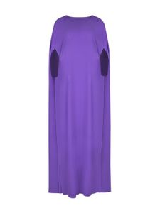 Bernadette robe longue à design plissé - Violet