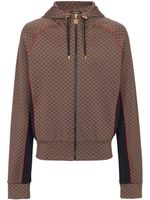 Balmain veste de sport Mini à motif monogrammé - Marron