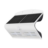 LED Solar Wandlamp Wit 7 Watt 4000K Neutraal wit met bewegingssensor