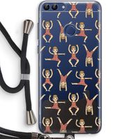 Gymboys: Huawei P Smart (2018) Transparant Hoesje met koord