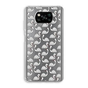 Zwanen: Xiaomi Poco X3 NFC Transparant Hoesje