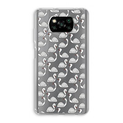 Zwanen: Xiaomi Poco X3 NFC Transparant Hoesje