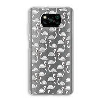 Zwanen: Xiaomi Poco X3 NFC Transparant Hoesje