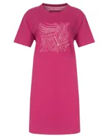 Irresistible dames nachthemd korte mouw - Fuchsia