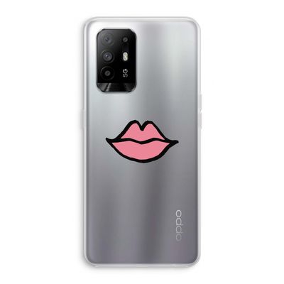 Kusje: Oppo A95 5G Transparant Hoesje