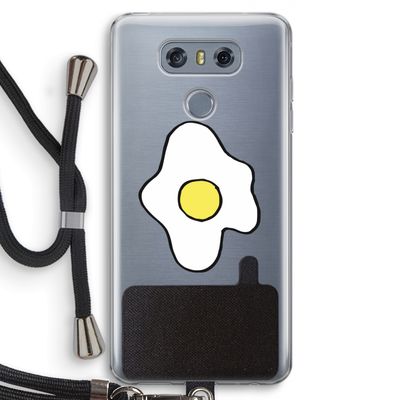 Spiegelei: LG G6 Transparant Hoesje met koord