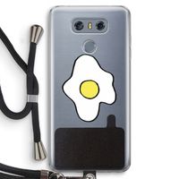 Spiegelei: LG G6 Transparant Hoesje met koord