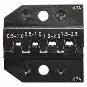 Rennsteig Werkzeuge 624 674 3 0 Krimpinzetstuk Modulaire stekkers 0.5 tot 2.5 mm² Geschikt voor merk Rennsteig Werkzeuge PEW 12