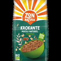 Zonnatura Biologische Krokante Muesli Naturel 375 g bij Jumbo