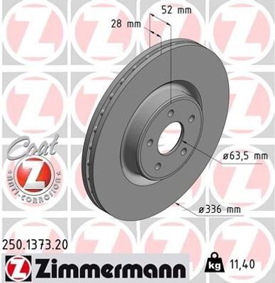 Remschijf Coat Z 250137320