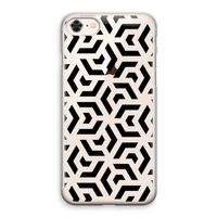 Crazy pattern: iPhone 8 Transparant Hoesje