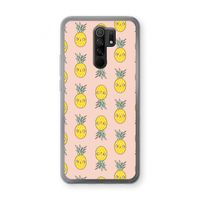 Ananas: Xiaomi Redmi 9 Transparant Hoesje