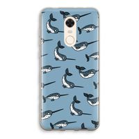 Narwhal: Xiaomi Redmi 5 Transparant Hoesje