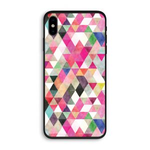 Gekleurde driehoekjes: iPhone XS Biologisch afbreekbaar hoesje
