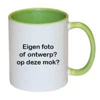 Mok met foto (groen)