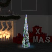 VidaXL Lichtkegel decoratief led 90 cm acryl meerkleurig