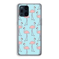 Anything Flamingoes: Oppo Find X3 Pro Transparant Hoesje
