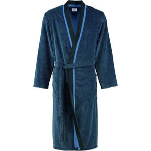 Cawö Cawö Heren Badjas 4839 Blau 60