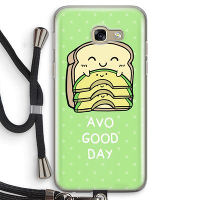 Avo Good Day: Samsung Galaxy A5 (2017) Transparant Hoesje met koord