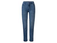 esmara Dames jeans - straight fit (38, lang, Donkerblauw) - thumbnail