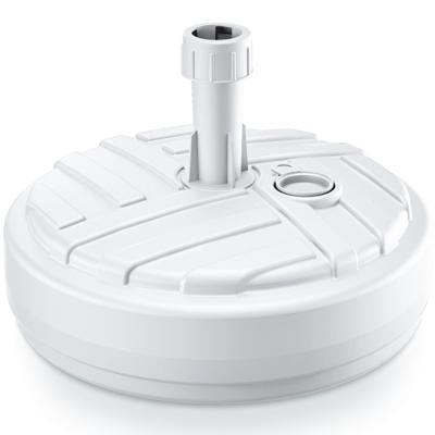 Prosperplast Parasolvoet - rond - wit - vulbaar - 10 liter - D39 cm