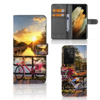 Samsung Galaxy S21 Ultra | Flip Cover | Amsterdamse Grachten