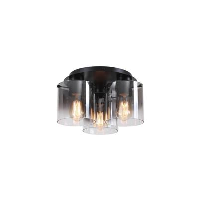 Searchlight Zwarte plafondlampSweden 3-lichts - 88911-3BK