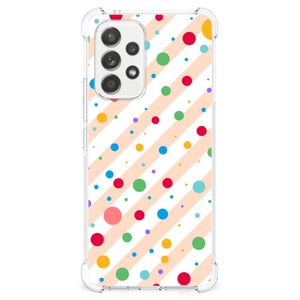 Samsung Galaxy A53 5G Doorzichtige Silicone Hoesje Dots