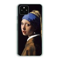 The Pearl Earring: Google Pixel 5a 5G Transparant Hoesje
