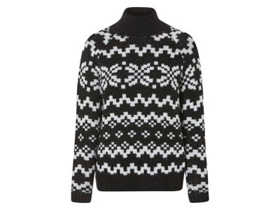 esmara Dames Kersttrui (Zwart, XS (32/34))