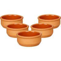 Tapas/creme brulee serveer schaaltjes - 18x - mini - terracotta/bruin - 8 x 4 cm Tapas/creme brulee serveer schaaltjes - 18x - mini - terracotta/bruin - 8 x 4 cm