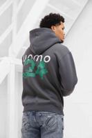 24 Uomo Pixelated Hoodie Heren Dark Grey - Maat XS - Kleur: Grijs | Soccerfanshop