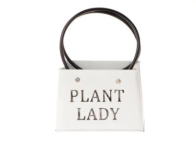 HBX Natural Living Bloempot metaal plantlady