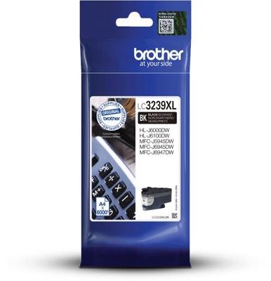 Brother inktcartridge, 6.000 pagina&apos;s, OEM LC-3239XLBK, zwart
