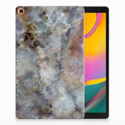 Samsung Galaxy Tab A 10.1 (2019) Tablet Back Cover Marmer Grijs